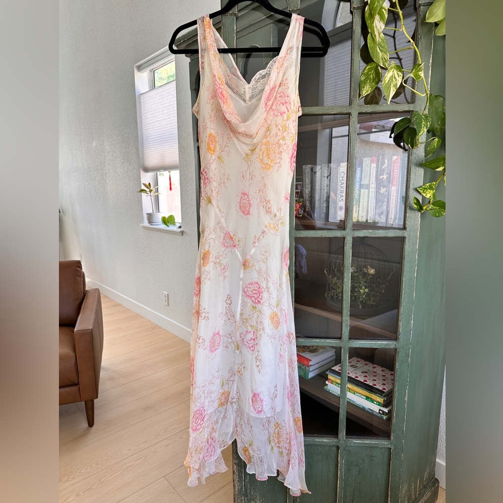 Floral Lace Slip Dress